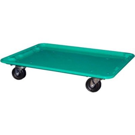 MFG TRAY Molded Fiberglass Toteline Dolly 780638 for 25-1/4" x 18"x 10" Tote, Green 7806385170